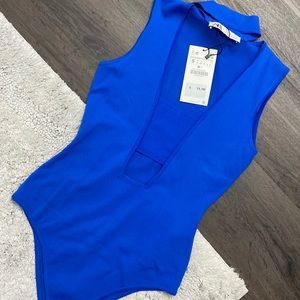 Zara Cut out knit body suit